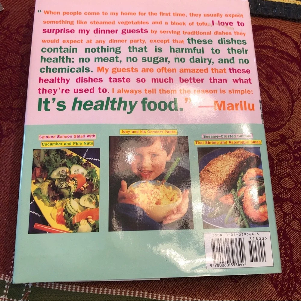 Healthy Life Kitchen -recipes- by Lorin Henner and Marilu Henner 2000, Hardcover